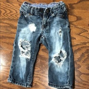 Gap boys distressed denim 12-18 months